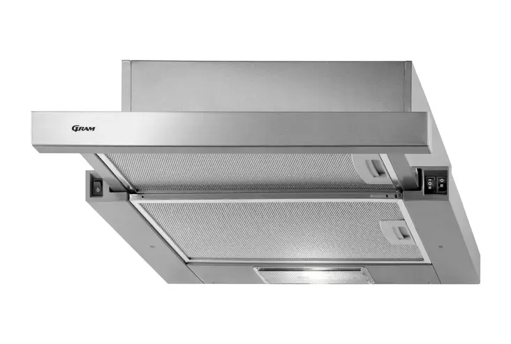 GRAM EFU 604-90 X Liesituuletin 60 cm, teräs - Liesituulettimet - EFU60490X - 1