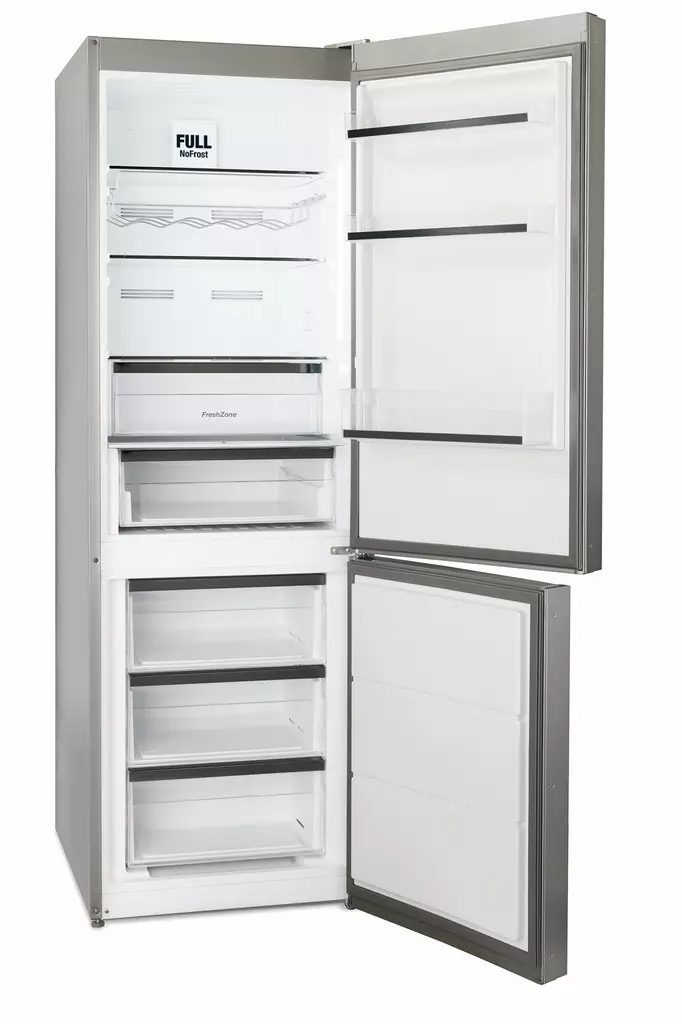 GRAM KF 581865 FN X Jääkaappipakastin 60 cm, teräs - Jääkaappipakastimet - KF581865FNX - 1